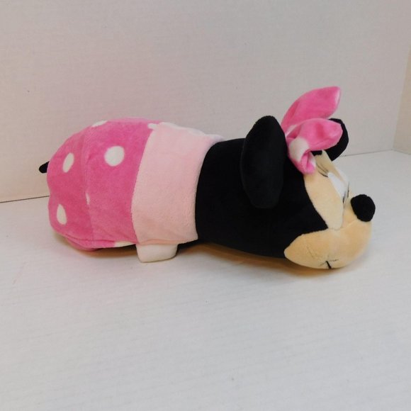 Disney Flipazoo Minnie Mouse and Mickey Mouse Plush 2 in 1 Disney 14" plush - Picture 3 of 8